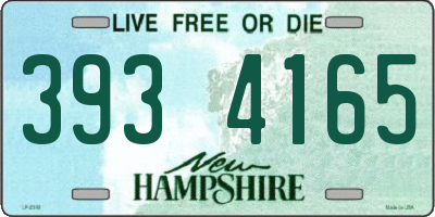 NH license plate 3934165