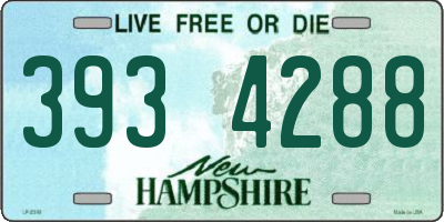 NH license plate 3934288