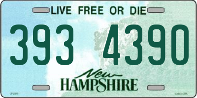 NH license plate 3934390