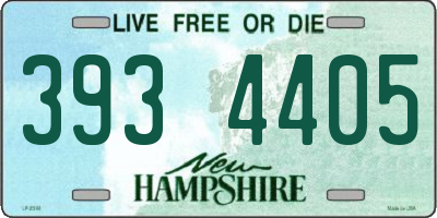 NH license plate 3934405