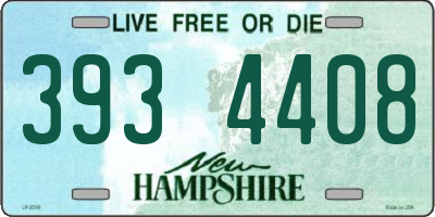 NH license plate 3934408