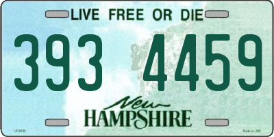 NH license plate 3934459