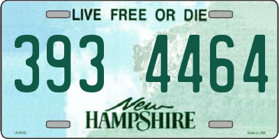 NH license plate 3934464