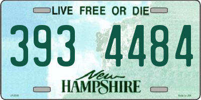 NH license plate 3934484