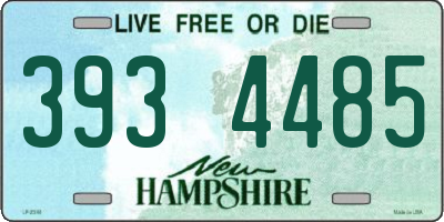 NH license plate 3934485