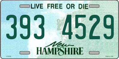 NH license plate 3934529