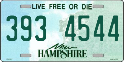 NH license plate 3934544