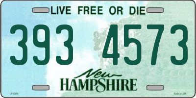 NH license plate 3934573