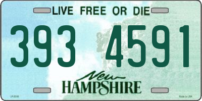 NH license plate 3934591