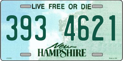 NH license plate 3934621