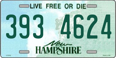 NH license plate 3934624