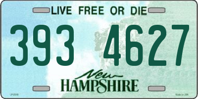NH license plate 3934627