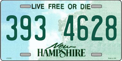 NH license plate 3934628