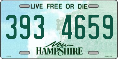 NH license plate 3934659