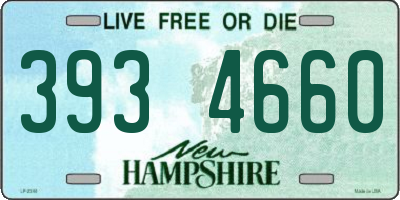 NH license plate 3934660