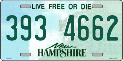 NH license plate 3934662