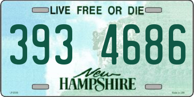 NH license plate 3934686