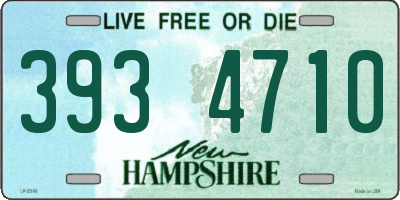 NH license plate 3934710