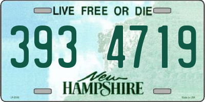 NH license plate 3934719
