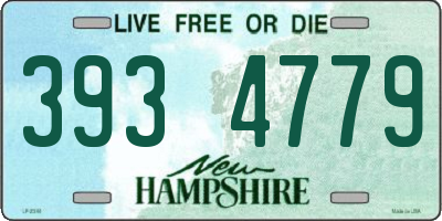 NH license plate 3934779