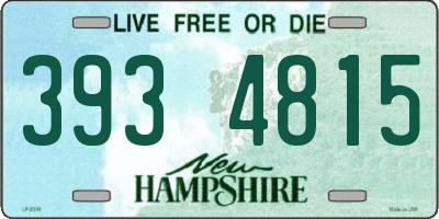 NH license plate 3934815