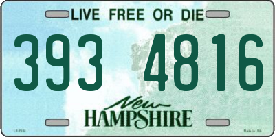 NH license plate 3934816