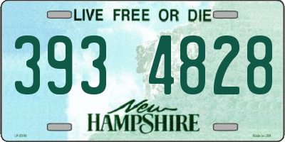NH license plate 3934828