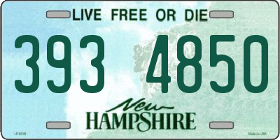 NH license plate 3934850