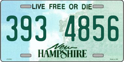 NH license plate 3934856