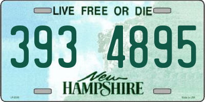NH license plate 3934895