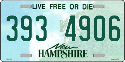 NH license plate 3934906