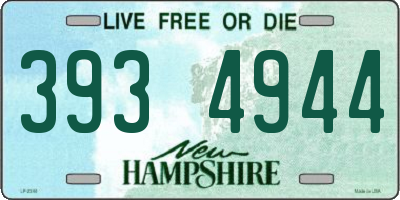 NH license plate 3934944