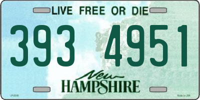 NH license plate 3934951