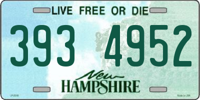 NH license plate 3934952