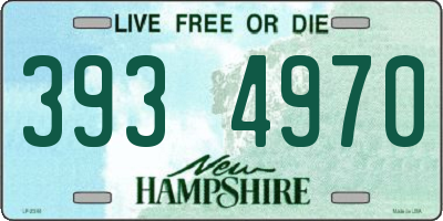 NH license plate 3934970
