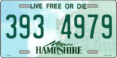 NH license plate 3934979