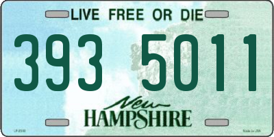 NH license plate 3935011