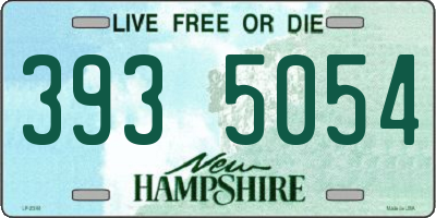 NH license plate 3935054