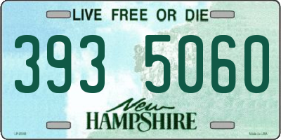 NH license plate 3935060