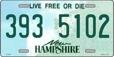 NH license plate 3935102