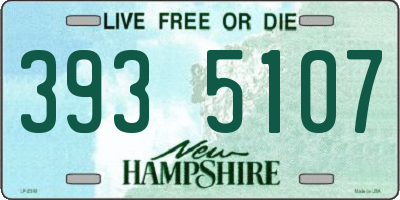 NH license plate 3935107
