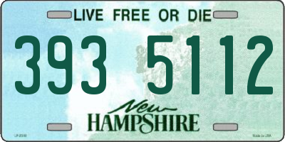 NH license plate 3935112