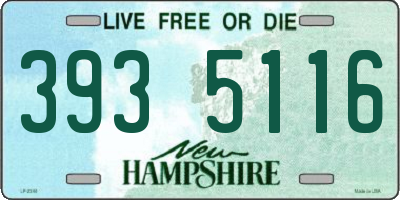 NH license plate 3935116