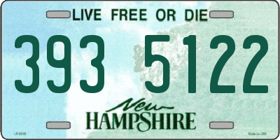 NH license plate 3935122