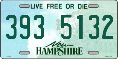 NH license plate 3935132
