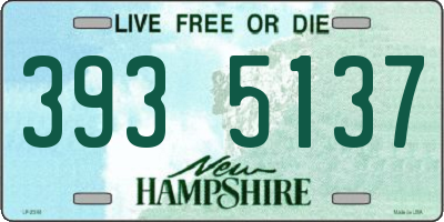 NH license plate 3935137