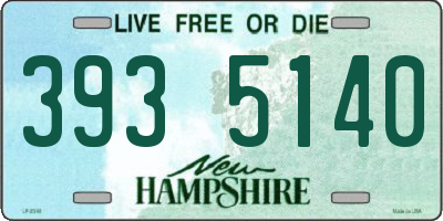 NH license plate 3935140