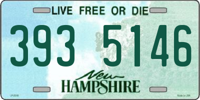 NH license plate 3935146
