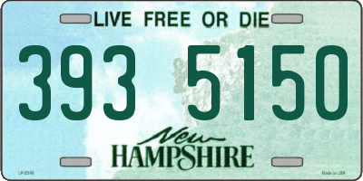 NH license plate 3935150