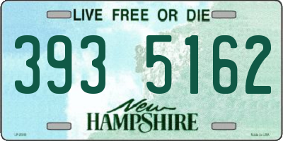 NH license plate 3935162